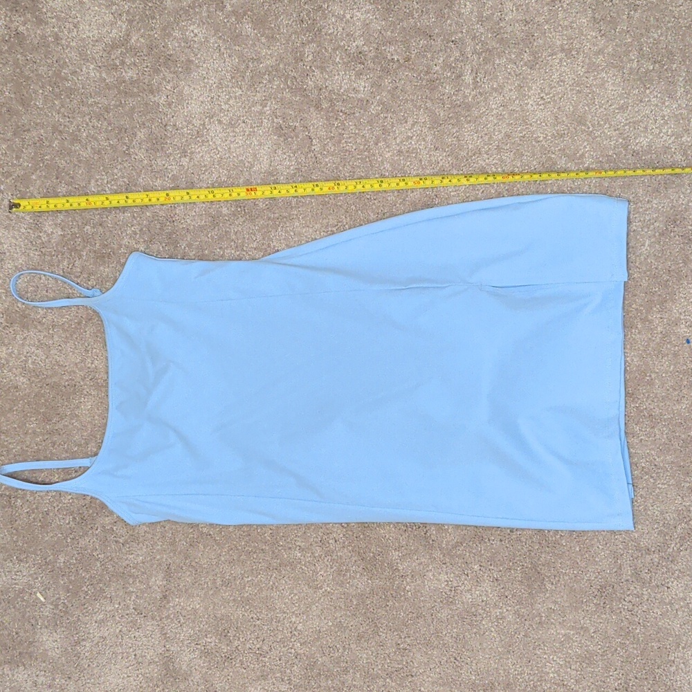 New QINSEN Light Blue Tennis Dress. Small - Picture 6 of 8